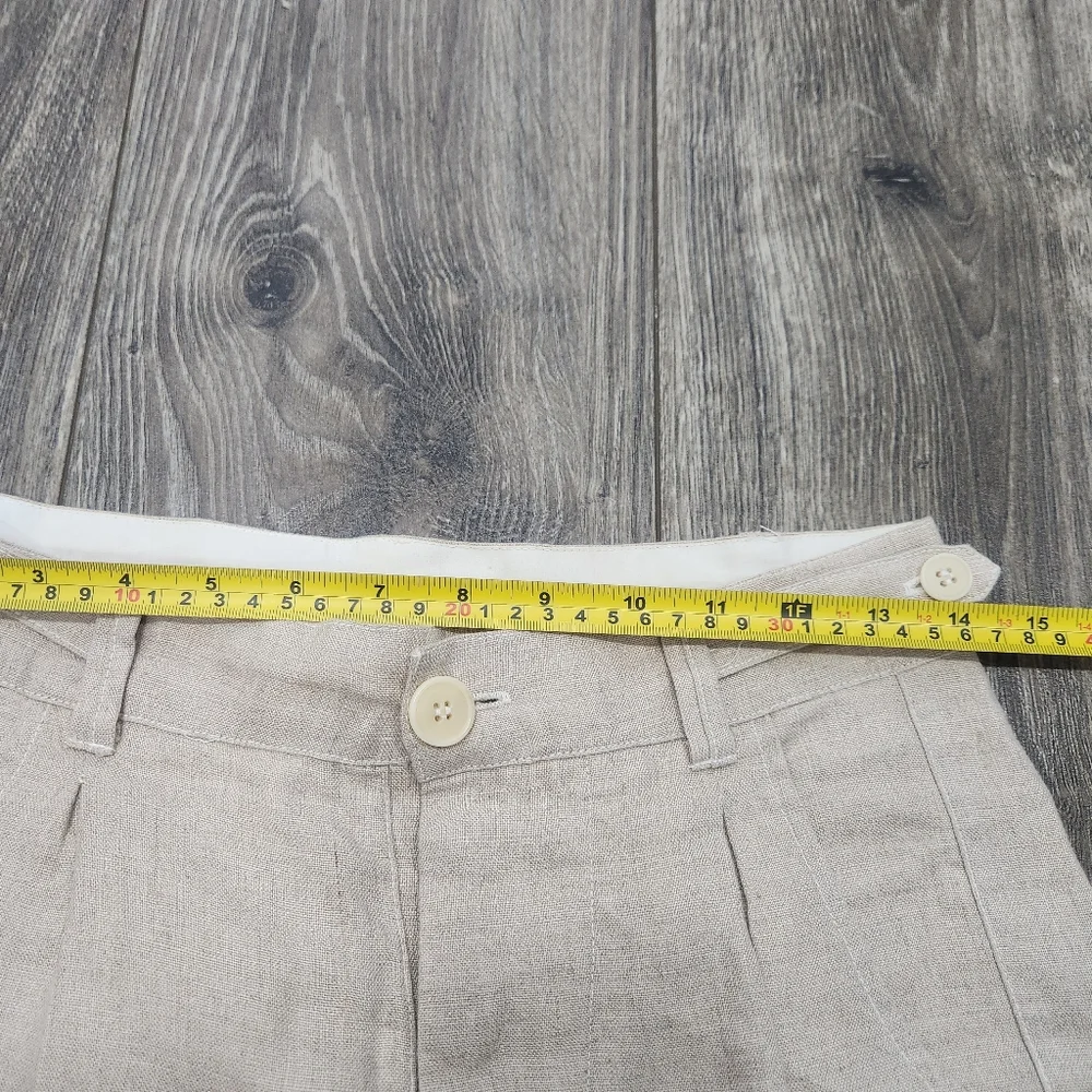 CP Shades Linen Cotton Blend High Waist Shorts size XS
